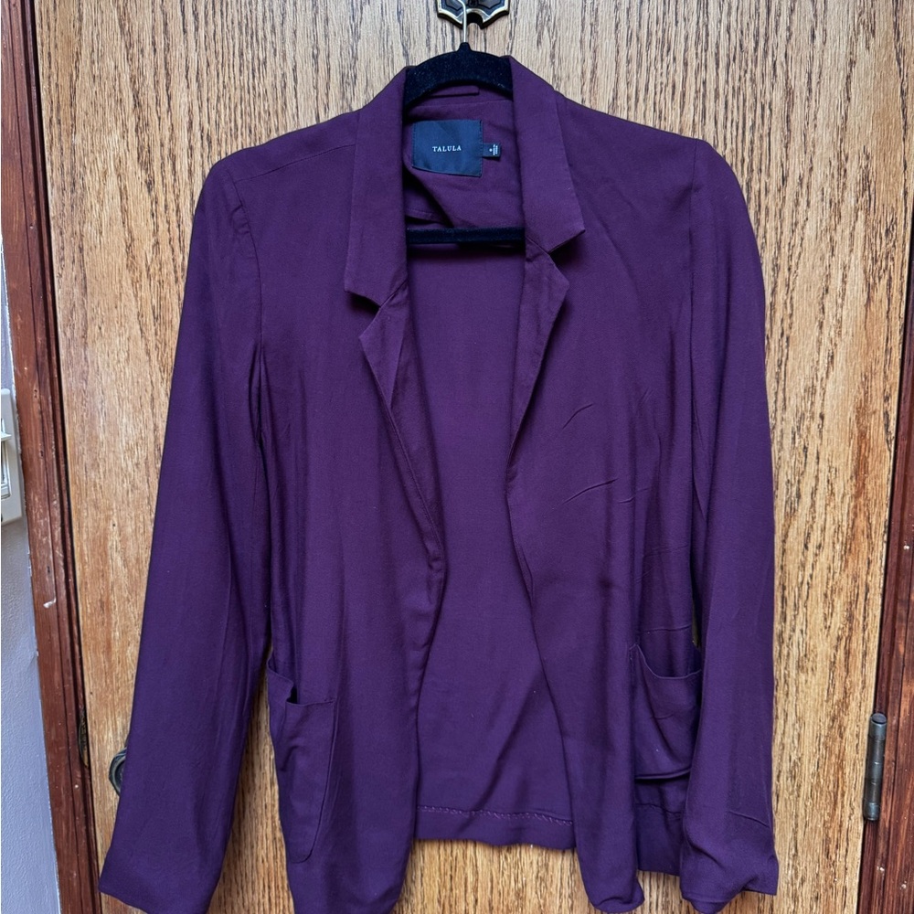 Talula Maroon Blazer